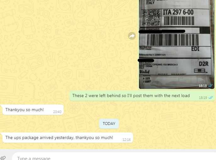 Parcel Reshipper Italy 340